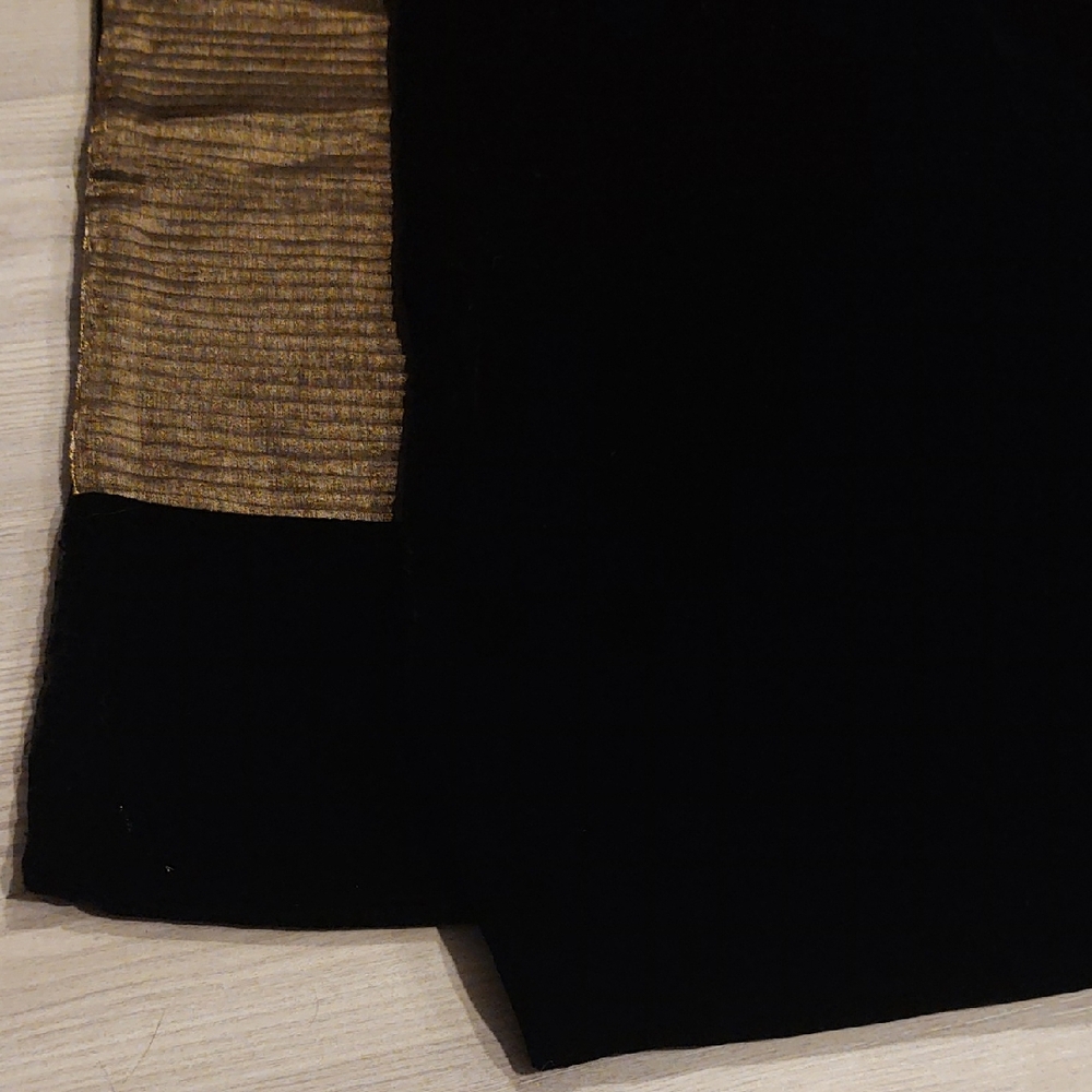 Oscar de la Renta Elegant Black Fabric
